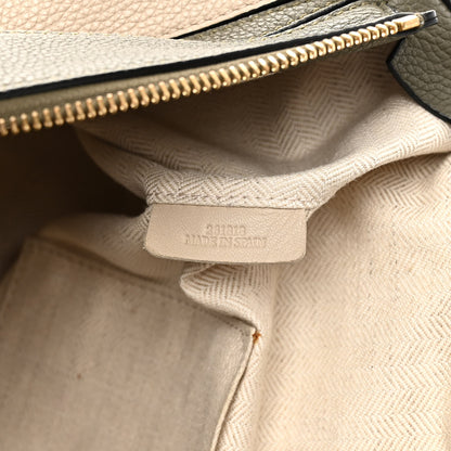 Loewe Grained Calfskin Medium Puzzle Bag Oat Khaki Green 7 of 19