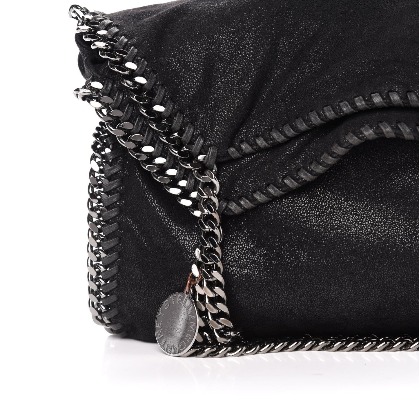 Shaggy Deer Small Falabella Tote Black