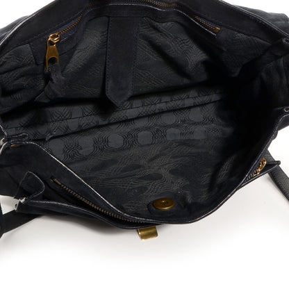 Proenza Schouler Suede PS1 Medium Satchel Navy 5 of 14