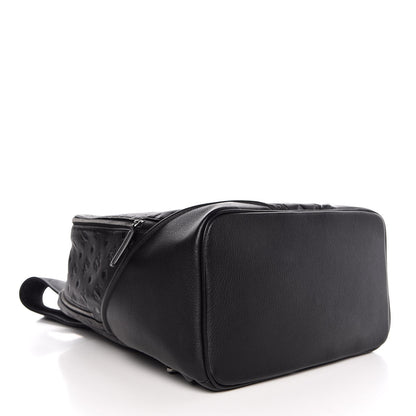 MCM Calfskin Ottomar Monogram Duke Backpack Black 4 of 8