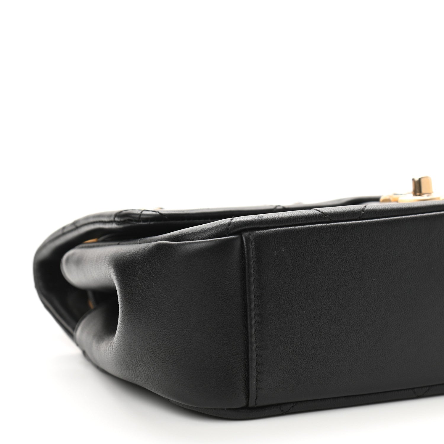 Chanel Lambskin Small A Real Catch Flap Bag Black 9 of 12