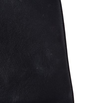 Celine Drummed Calfskin Suede Medium Trapeze Black 12 of 13