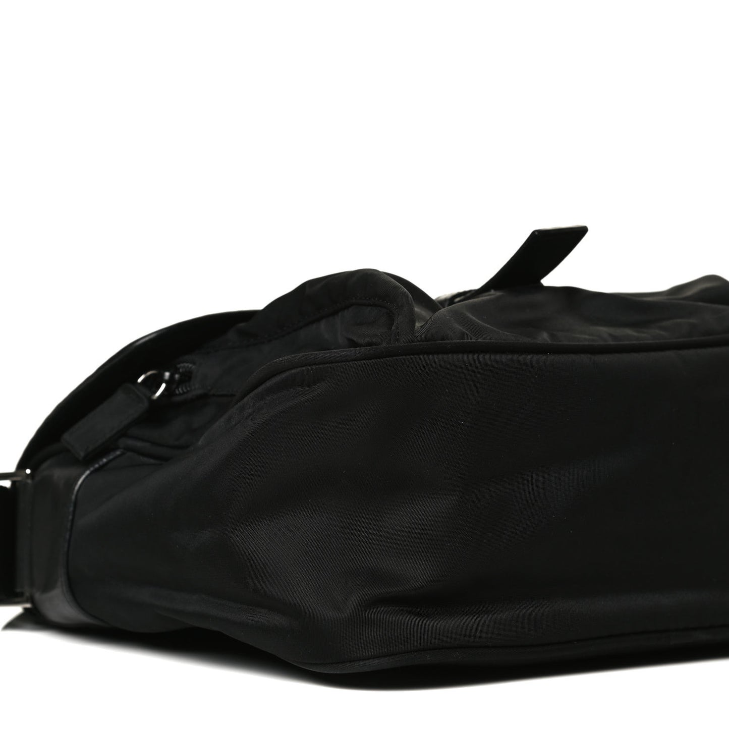 Nylon Vela Sport Messenger Bag Black