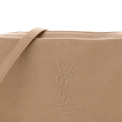 Saint Laurent Lambskin Monogram Small Lou Camera Bag Dark Beige 8 of 19