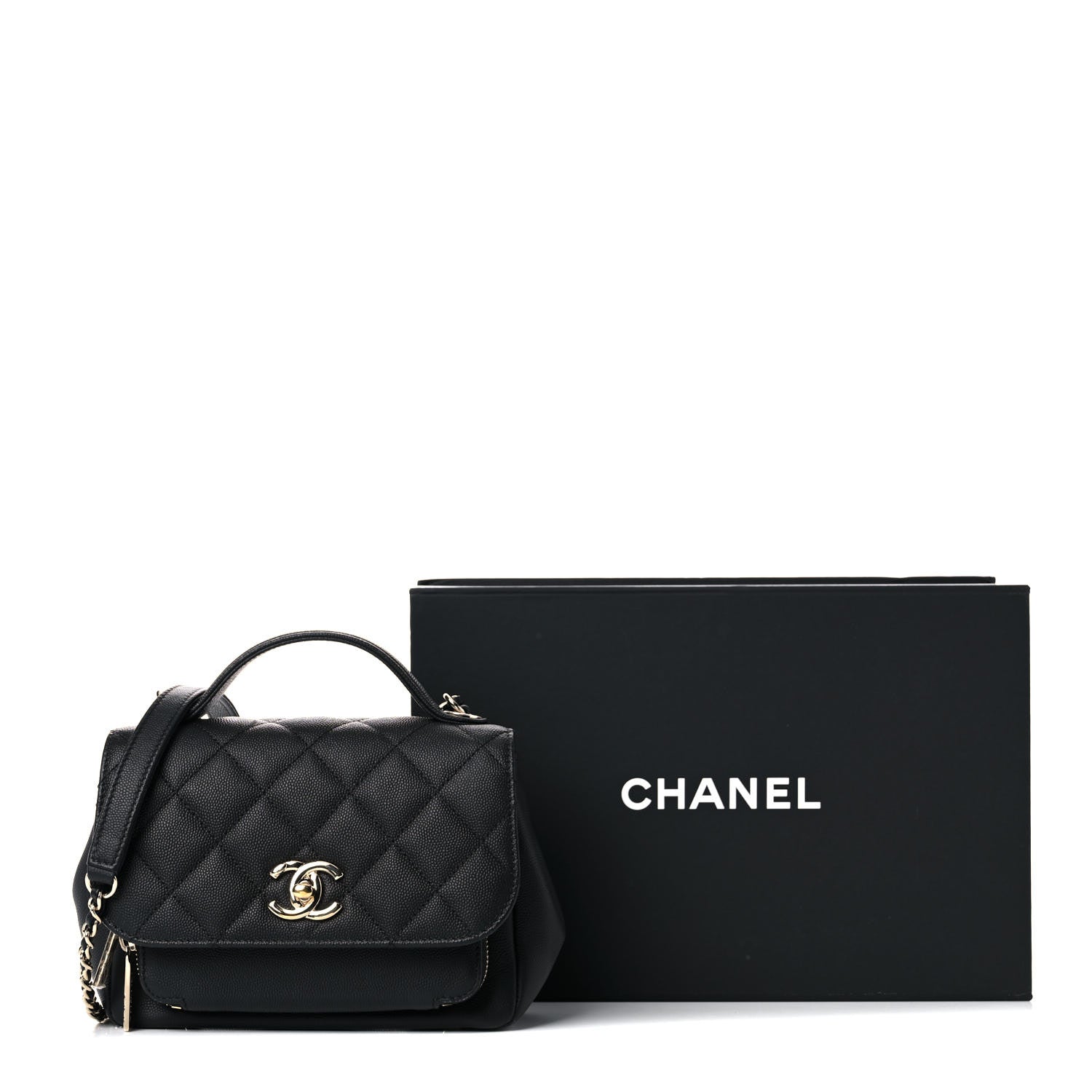 Chanel Caviar Quilted Small Business Affinity Flap Black 12 of 12