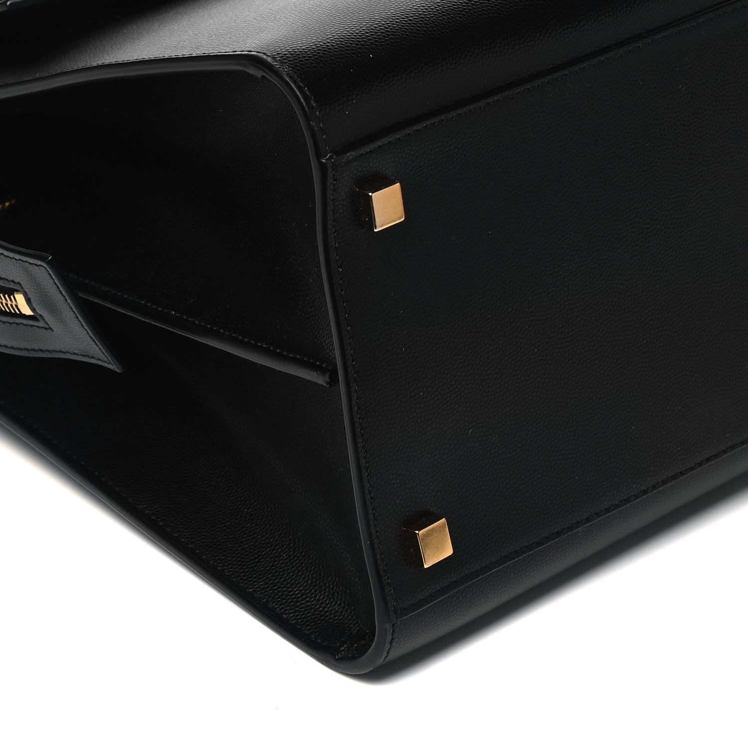 Saint Laurent Grain De Poudre Medium Uptown Tote Black 7 of 8