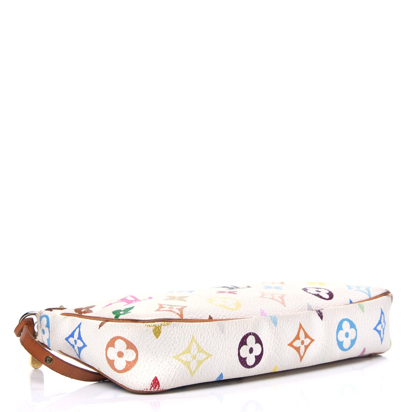 Monogram Multicolor Pochette Accessories White