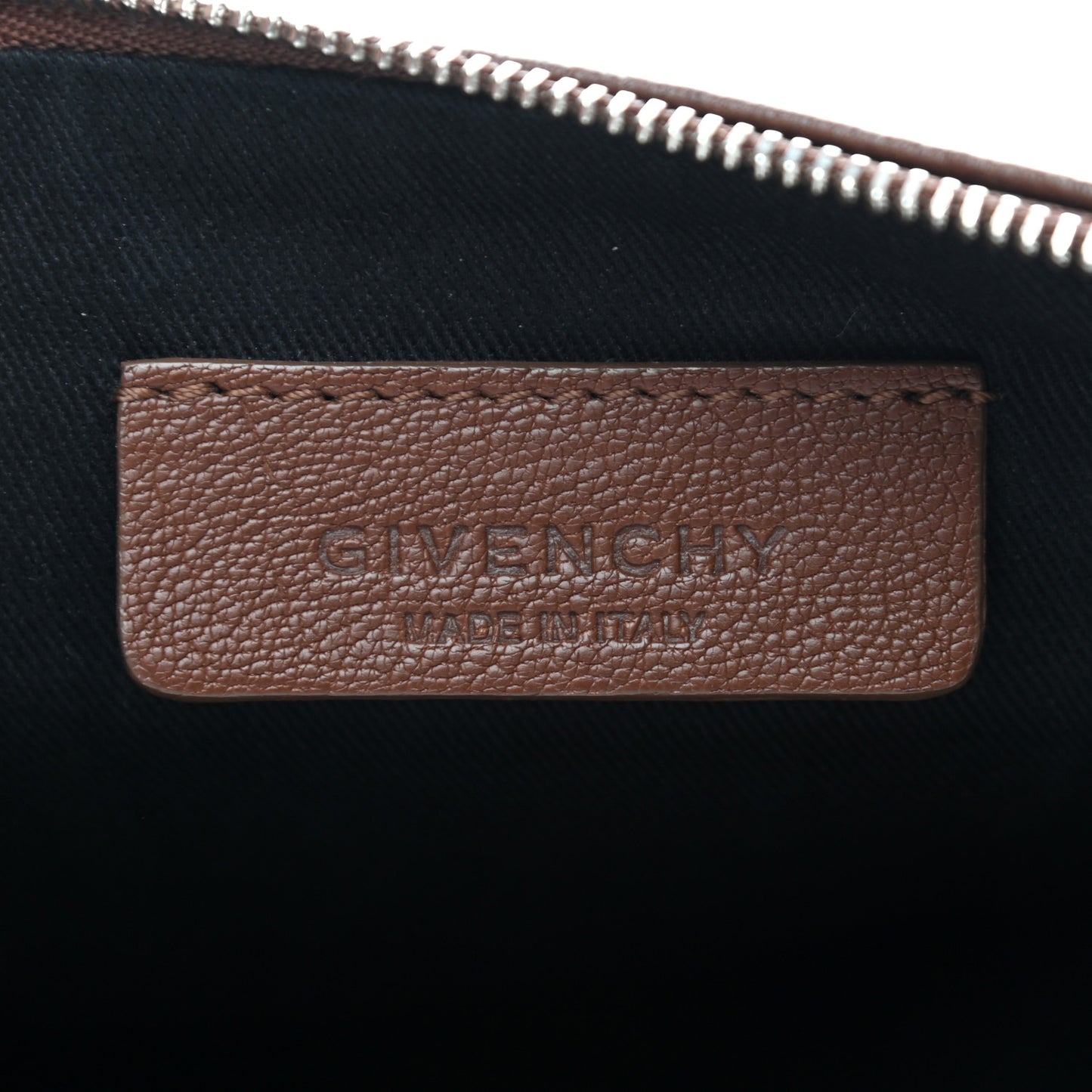 Sugar Goatskin Large Antigona Pouch Brown