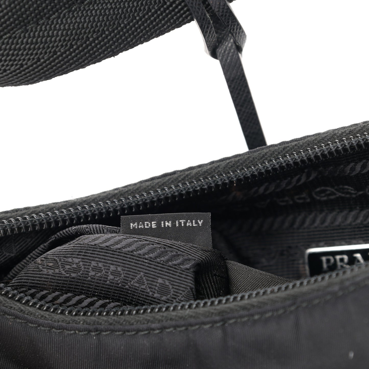 Tessuto Nylon Mini Re-Edition 2000 Bag Black