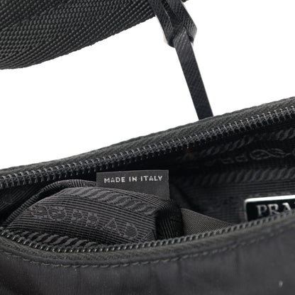 Prada Tessuto Nylon Mini Re-Edition 2000 Bag Black 7 of 12