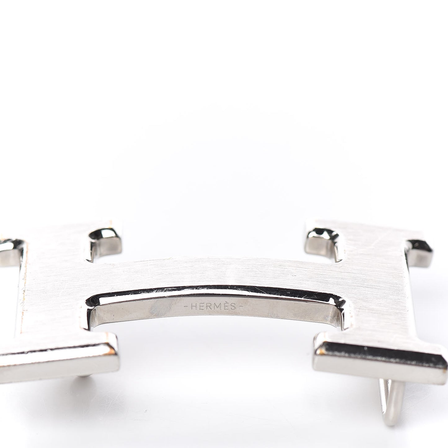 Brushed Palladium 32mm H Belt Buckle