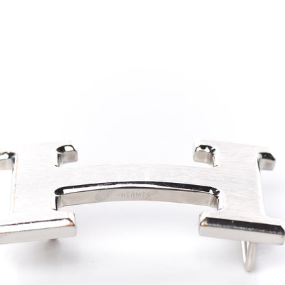 Hermes Brushed Palladium 32mm H Belt Buckle 3 of 7