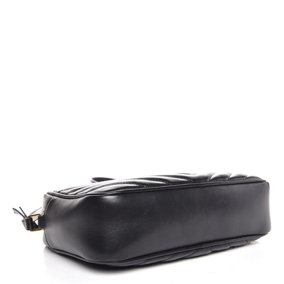 Saint Laurent Calfskin Matelasse Monogram Lou Camera Bag Black 4 of 11