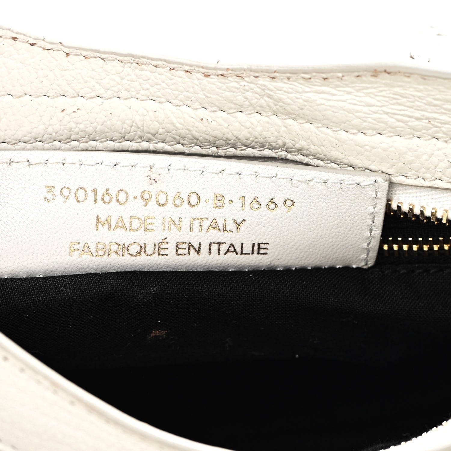 Balenciaga Chevre Gold Metallic Edge Hardware Mini City White 7 of 14