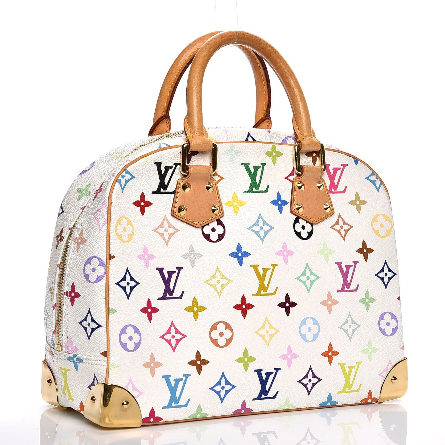 Monogram Multicolor Trouville White