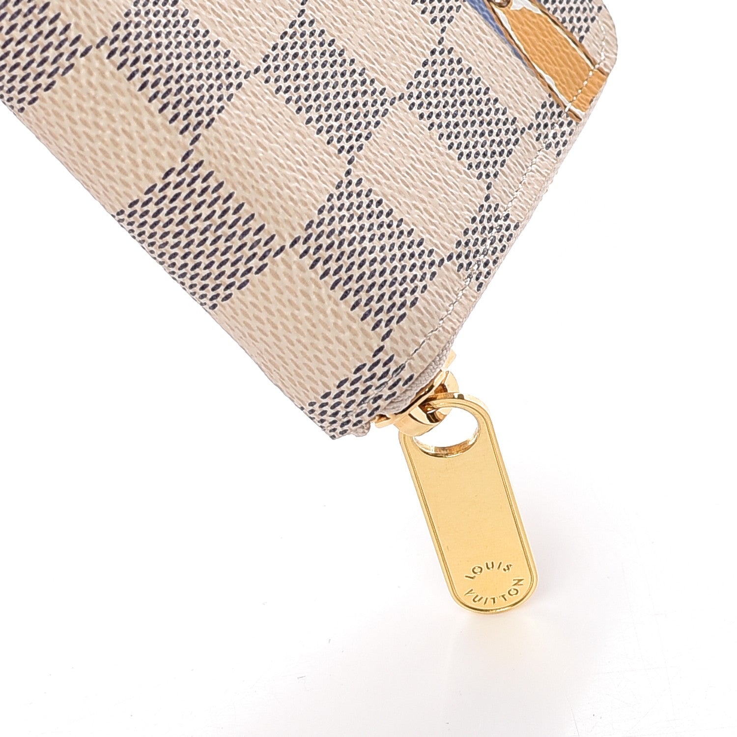 Louis Vuitton Damier Azur Summer Trunks Clemence Wallet 8 of 10