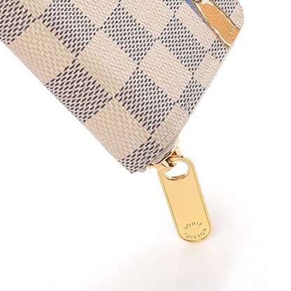 Louis Vuitton Damier Azur Summer Trunks Clemence Wallet 8 of 10