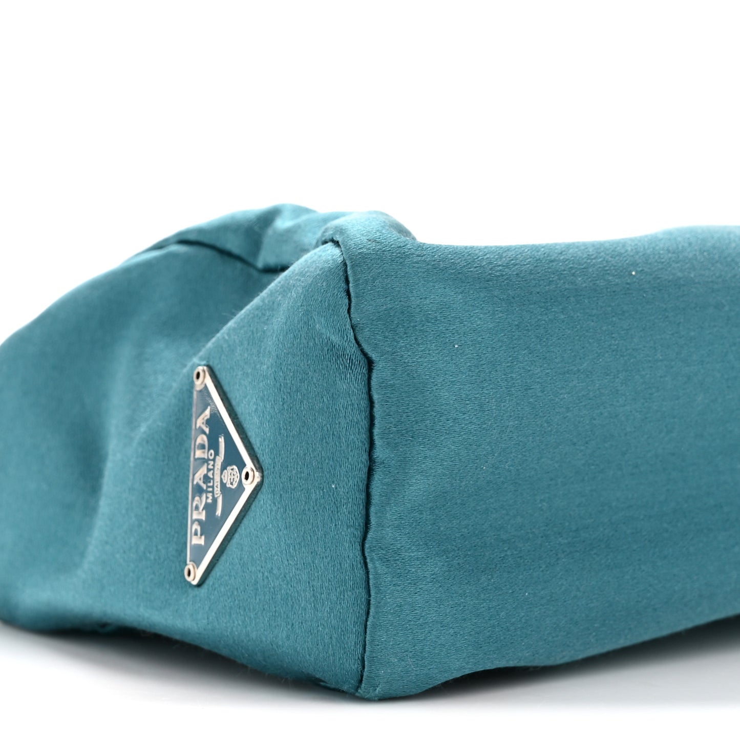 Satin Soft Evening Bag Turchese