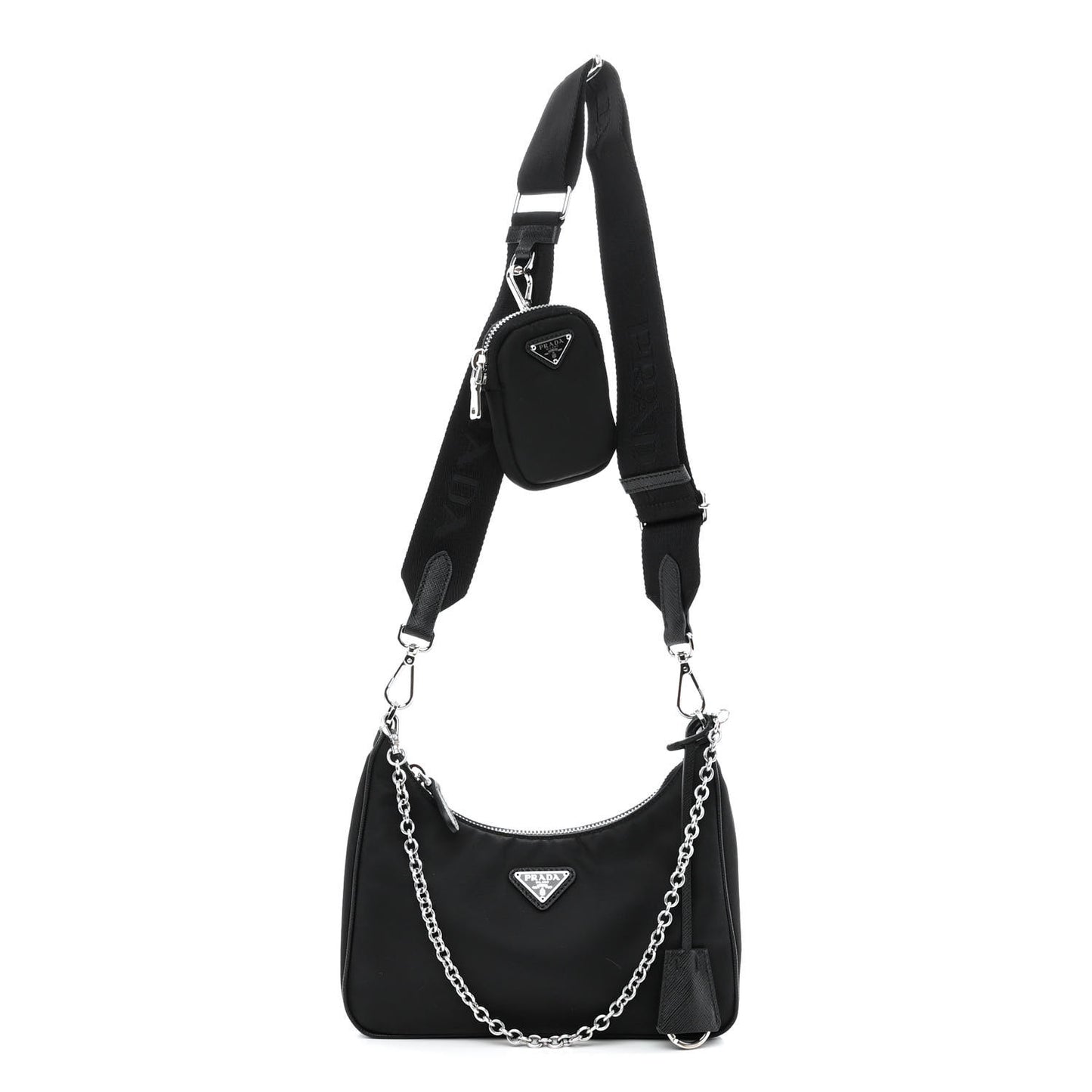 Nylon Re-Edition 2005 Shoulder Bag Black