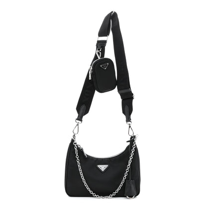 Prada Nylon Re-Edition 2005 Shoulder Bag Black 1 of 9