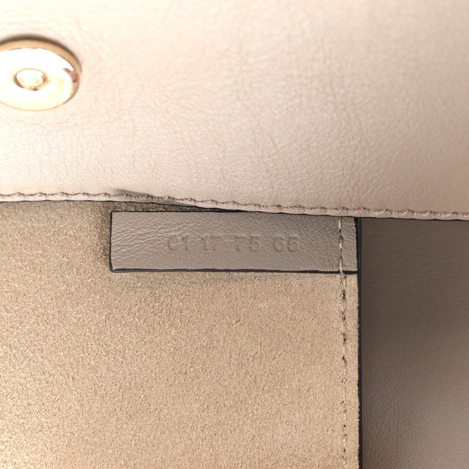 Chloe Suede Calfskin Mini Faye Shoulder Bag Motty Grey 6 of 11