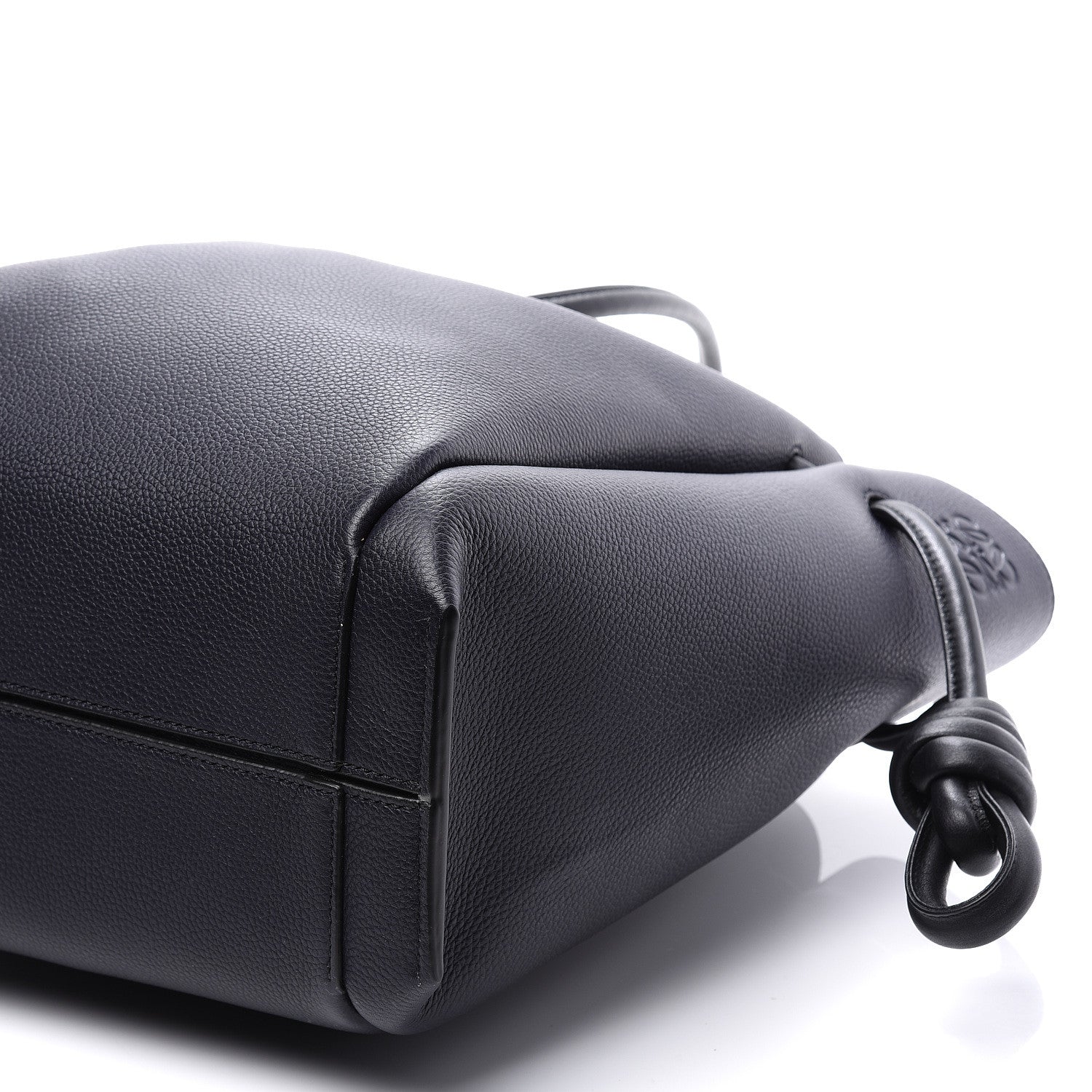 Loewe Calfskin Small Flamenco Knot Bag Midnight Blue Black 7 of 9