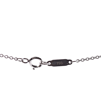 Tiffany 18K White Gold Pearl Drop Pendant Necklace 6 of 6