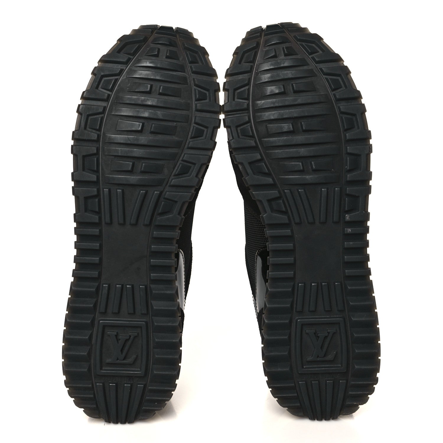 Louis Vuitton Suede Monogram Run Away Sneakers 39.5 Black 5 of 8