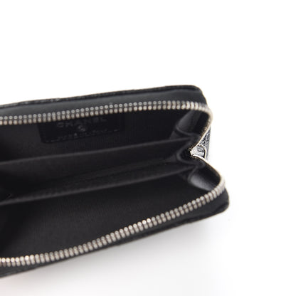 Chanel Caviar Quilted Incognito Zip Coin Purse Black 4 of 7