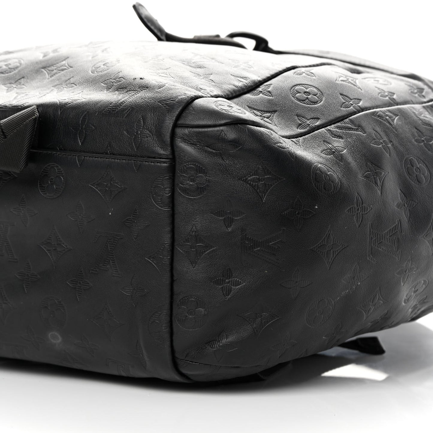 Calfskin Monogram Shadow Discovery Backpack Black