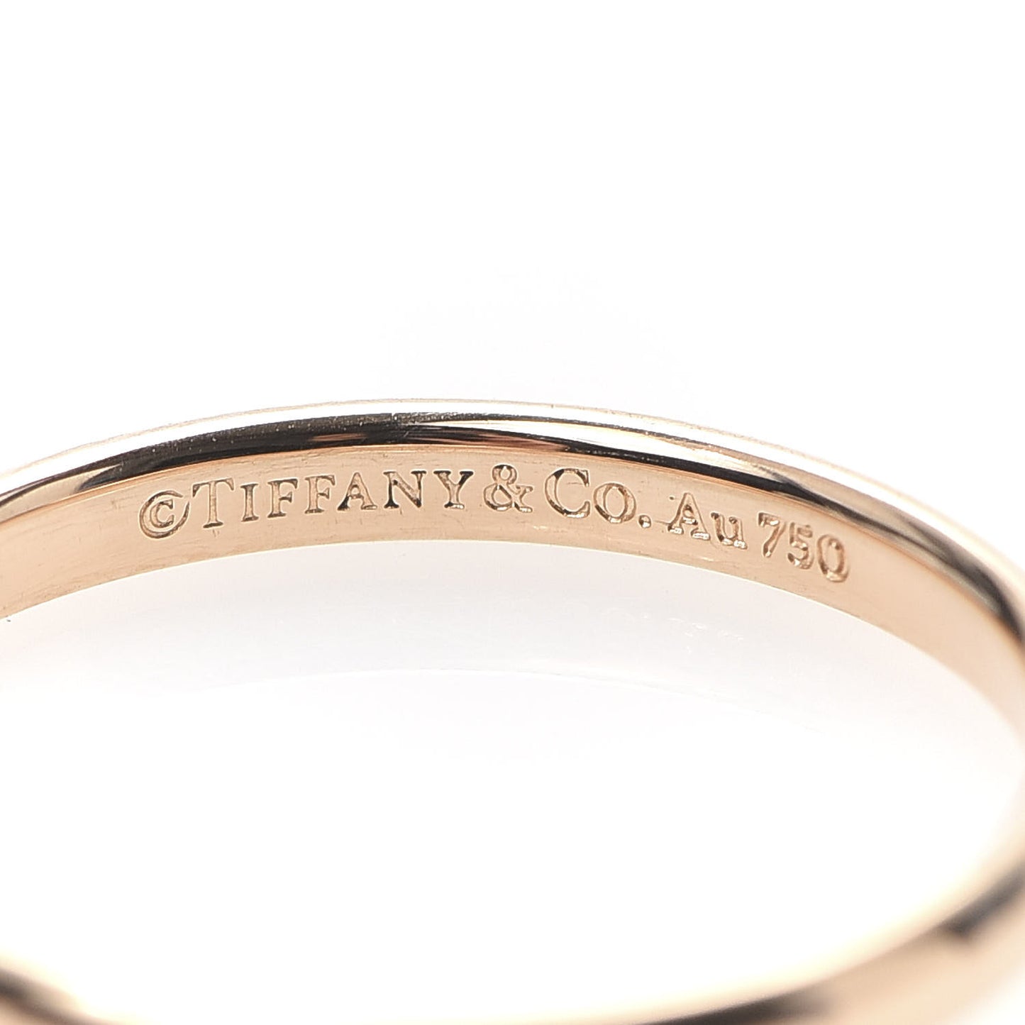 18K Rose Gold Classic Wedding Band Ring 51 5.75