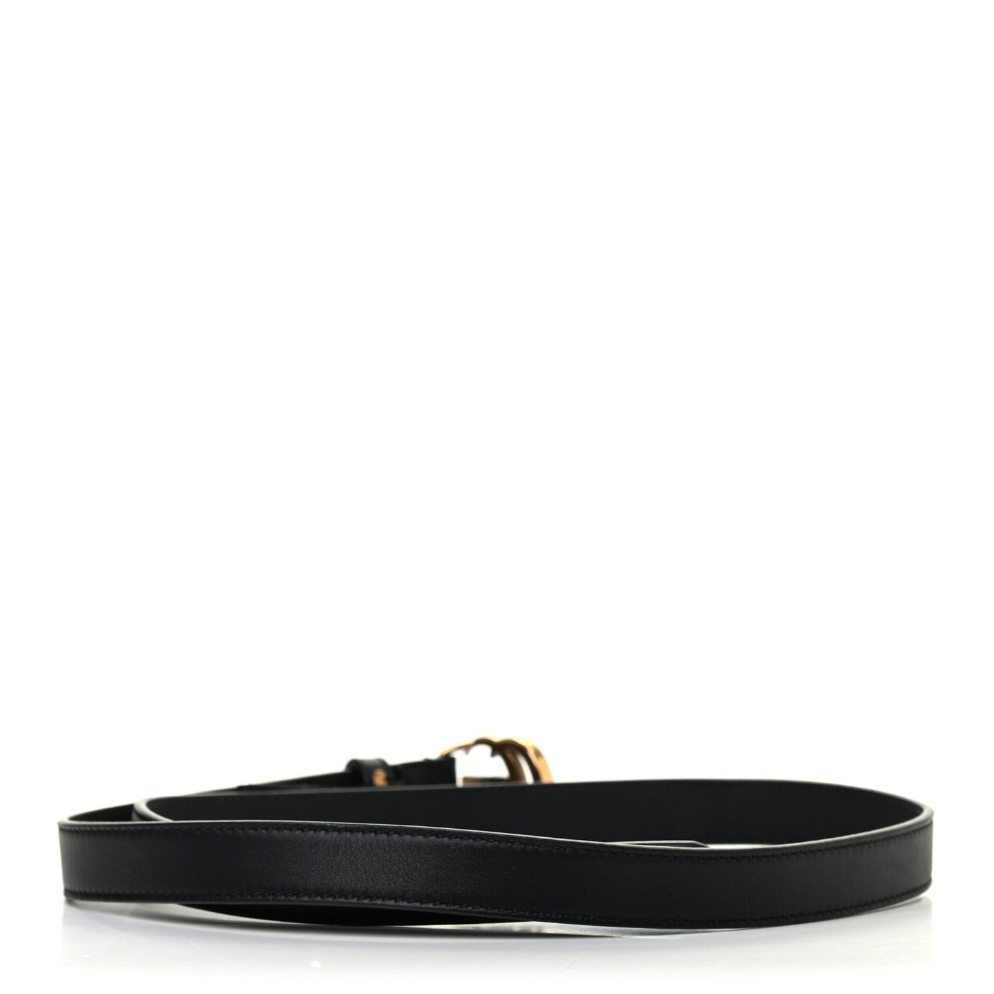 Calfskin Double G 20mm Belt 80 32 Black