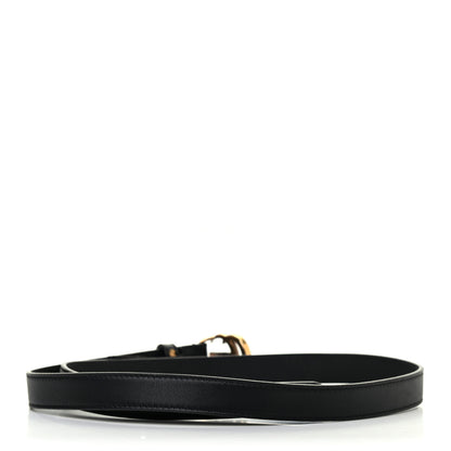 Gucci Calfskin Double G 20mm Belt 80 32 Black 2 of 5