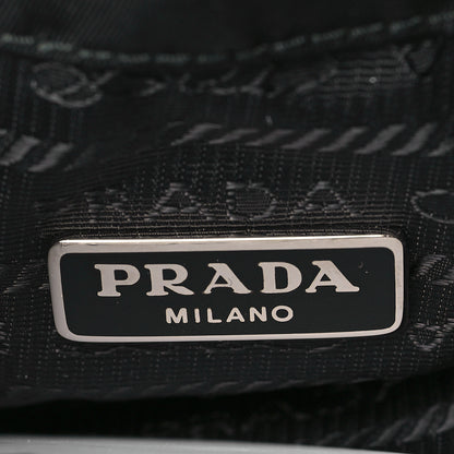 Prada Saffiano Tessuto Nylon Vela Bucket Wristlet Black 6 of 9