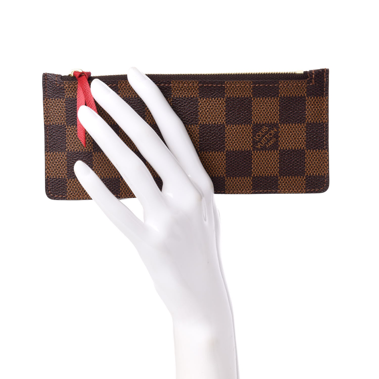 Louis Vuitton Damier Ebene Josephine Wallet Zippered Insert 9 of 9