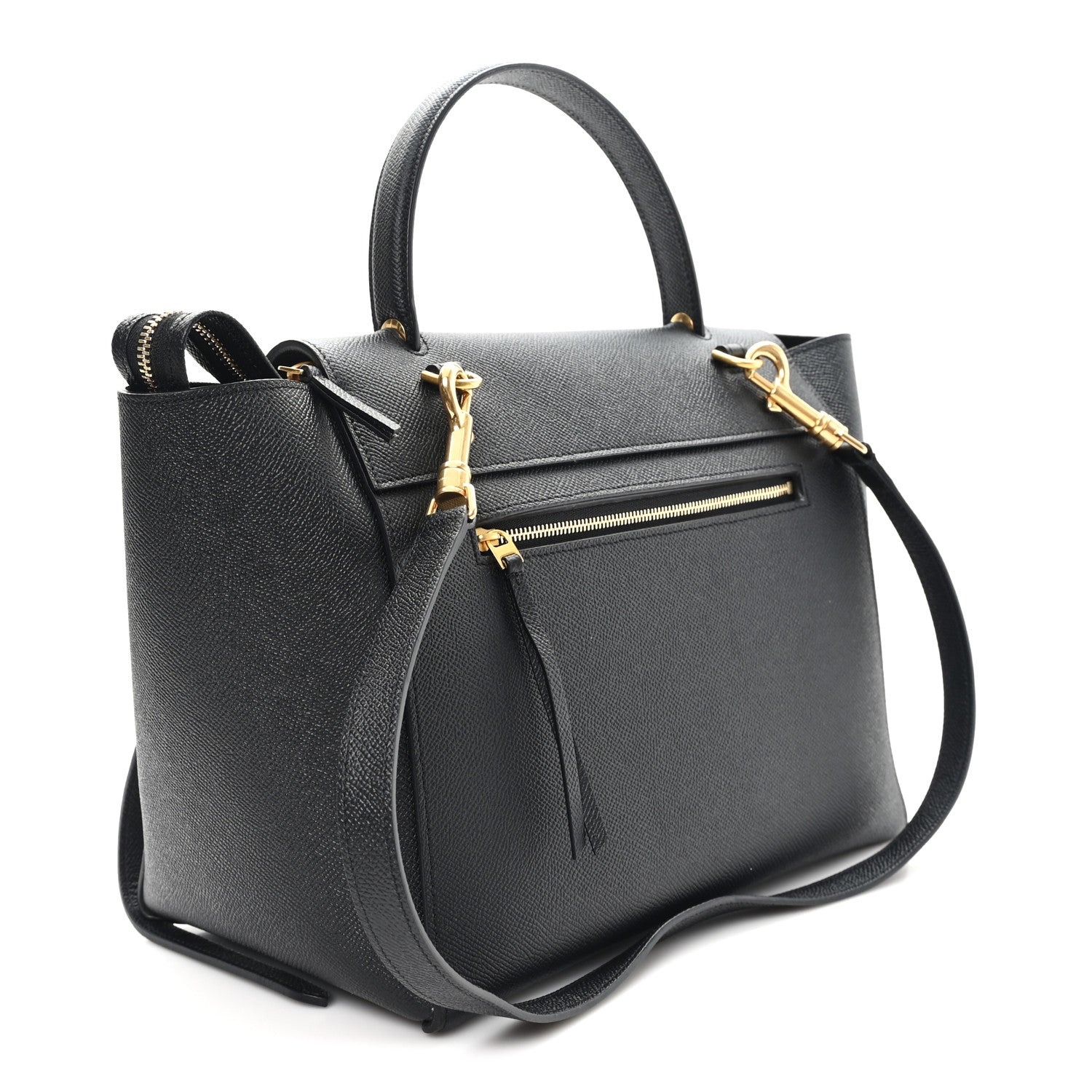 Celine Grained Calfskin Mini Belt Bag Black 3 of 7