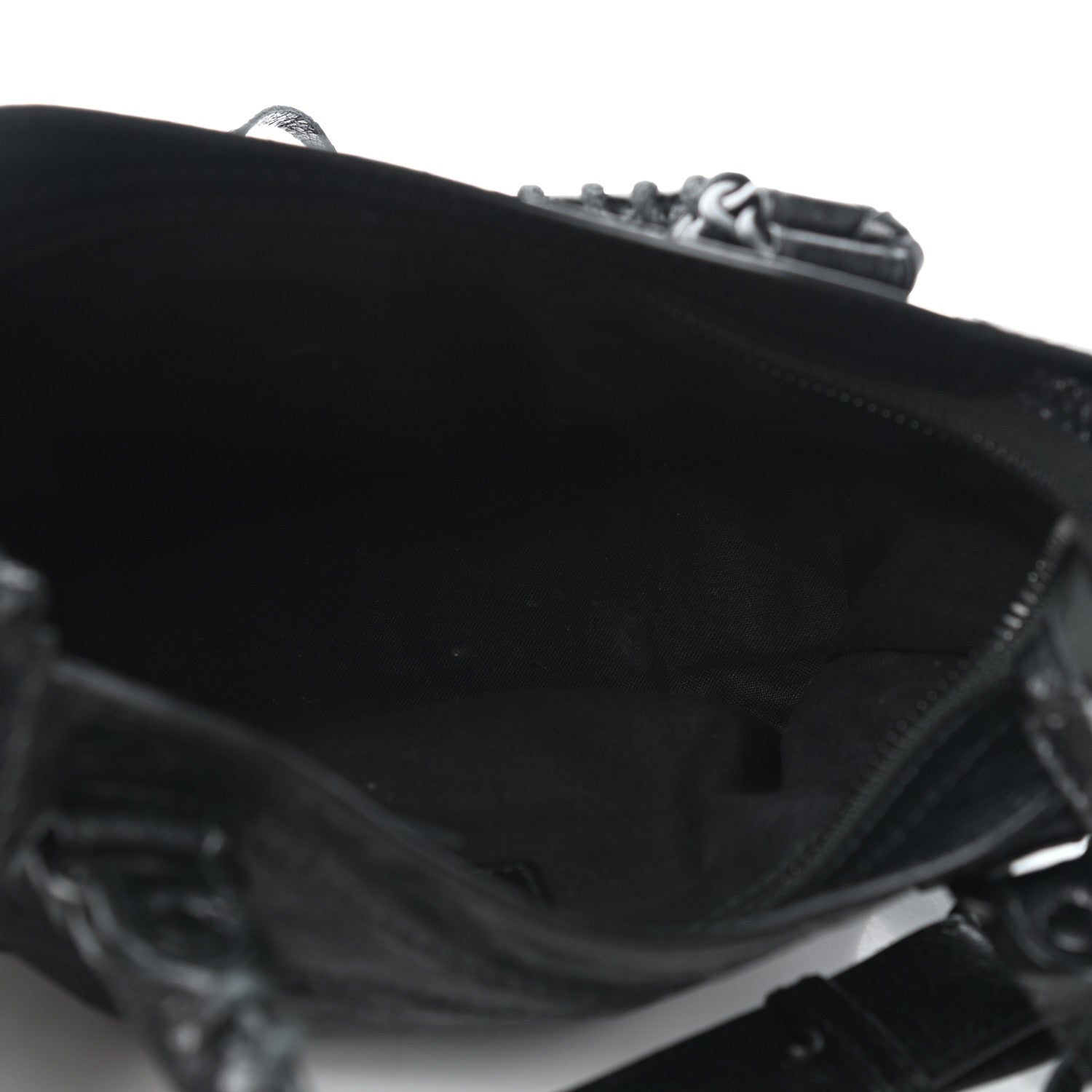 Balenciaga Agneau Arena Classic Black Hardware Mini City Black 5 of 8