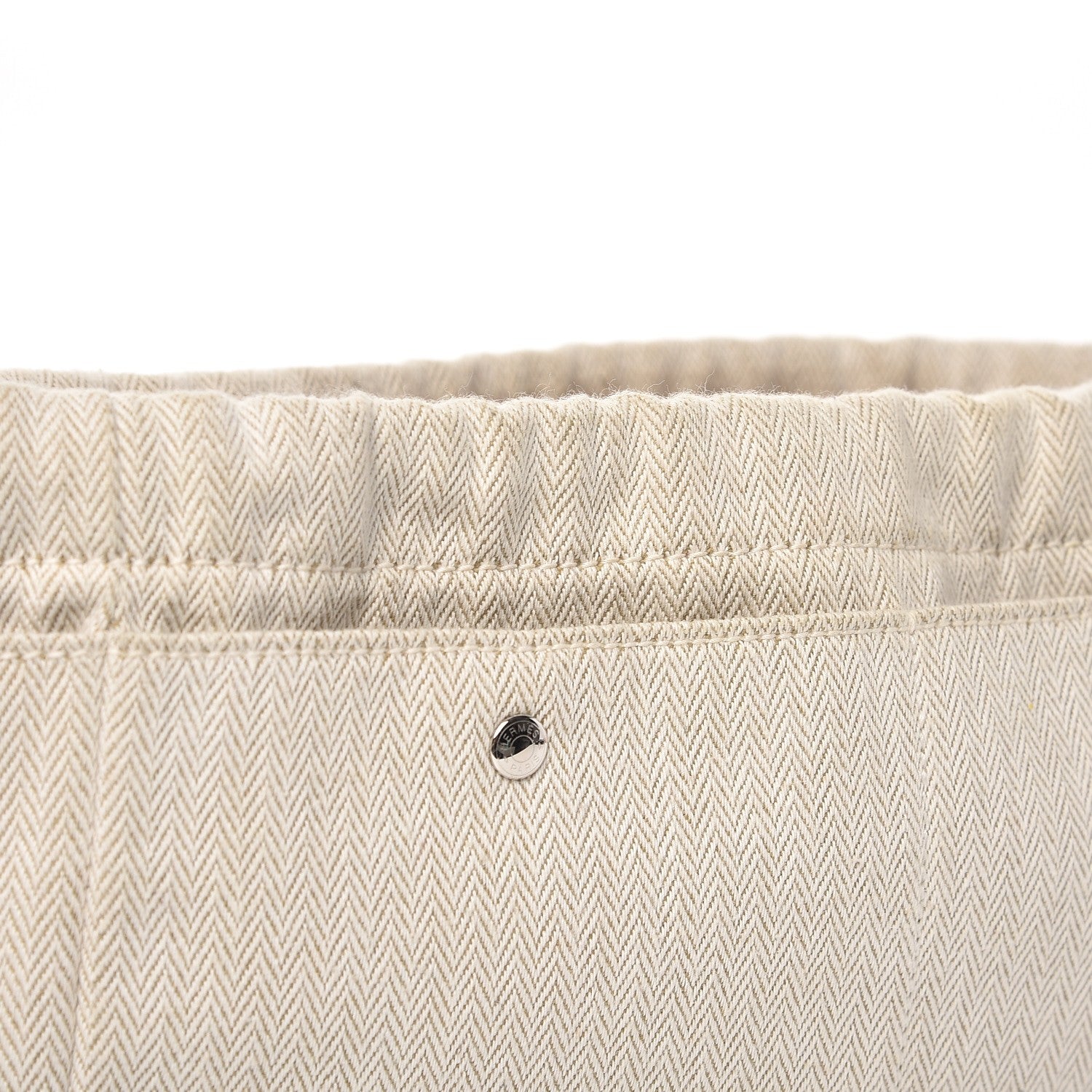 Hermes Canvas Barenia Fourbi 25 MM Pouch Naturel Fauve 9 of 9