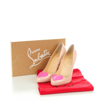 Christian Louboutin Patent Doracora 100 Pumps 39.5 Ballerina Shocking Pink 8 of 8