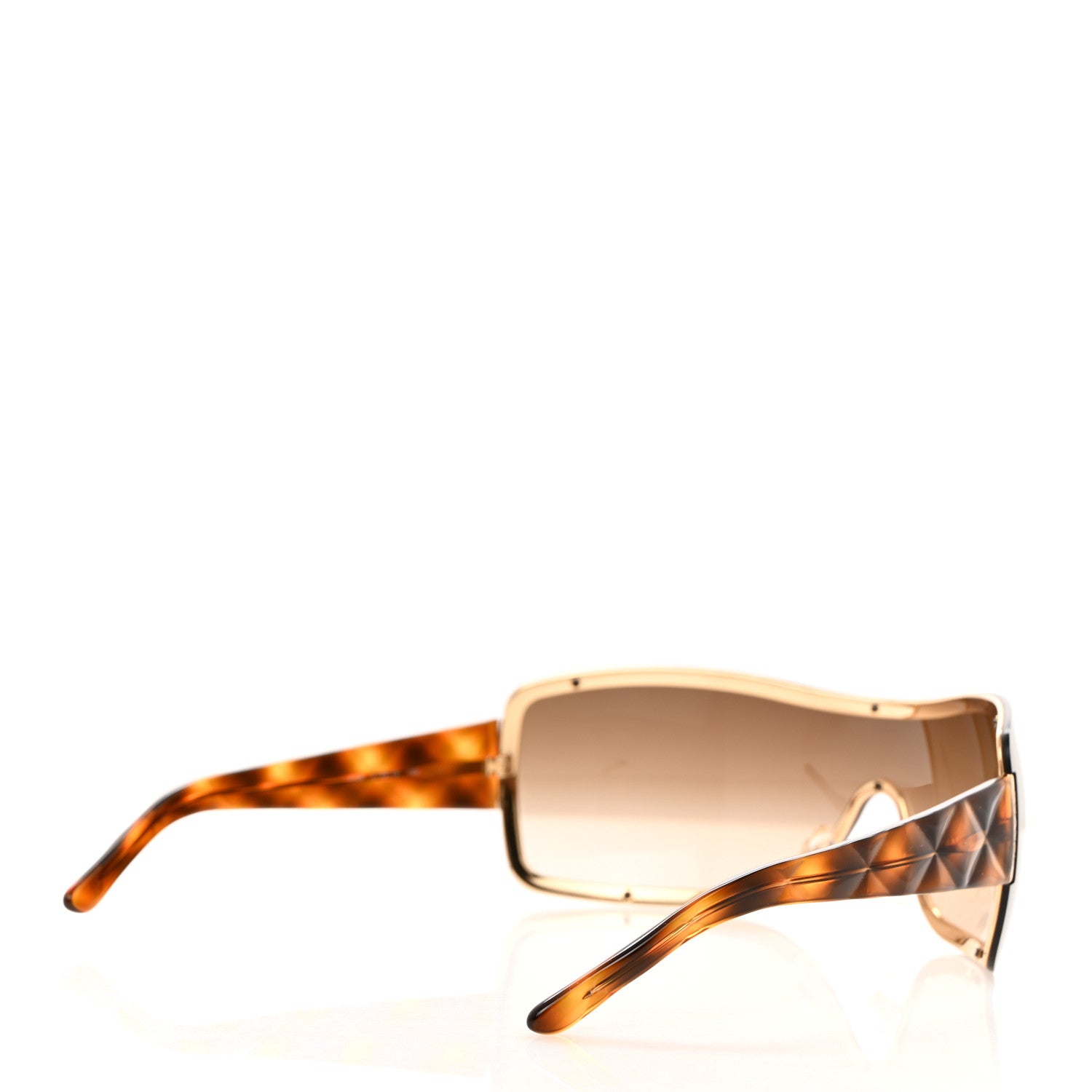 Chanel Quilted Sunglasses 4126 Tortoise 4 of 8