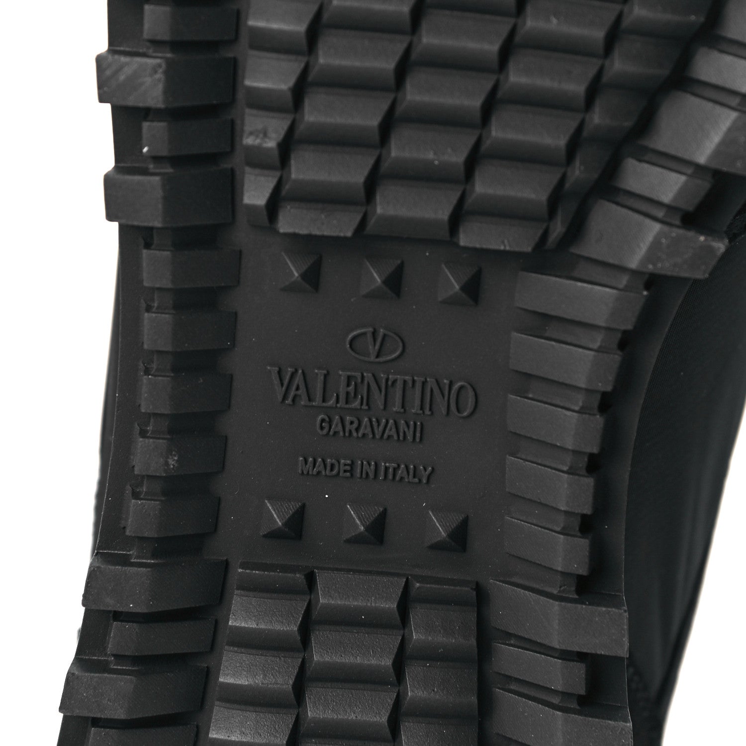 Valentino Garavani Suede Nylon Camouflage Womens Soul Rockstud Sneakers 39.5 Black 7 of 8