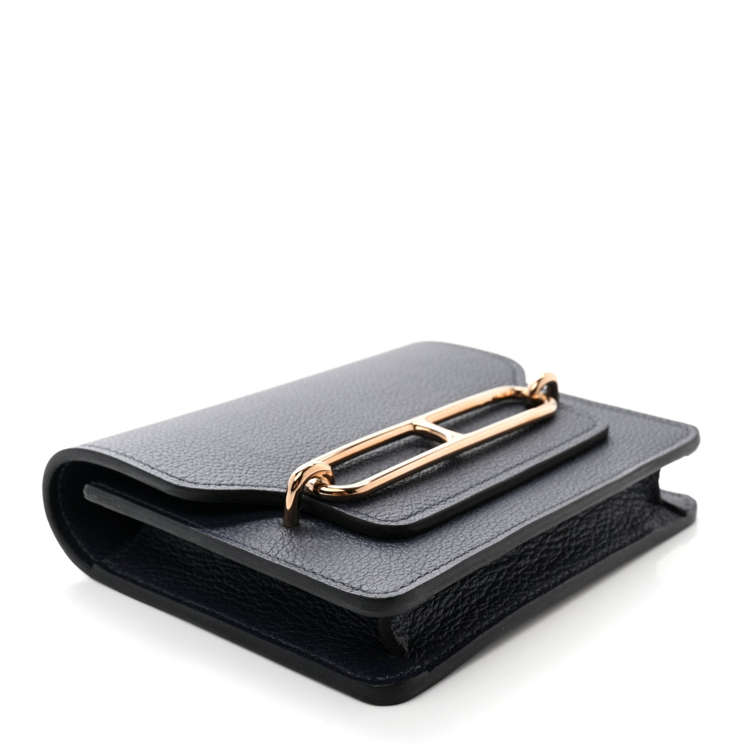 Hermes Evercolor Roulis Slim Wallet Bleu Nuit 5 of 9