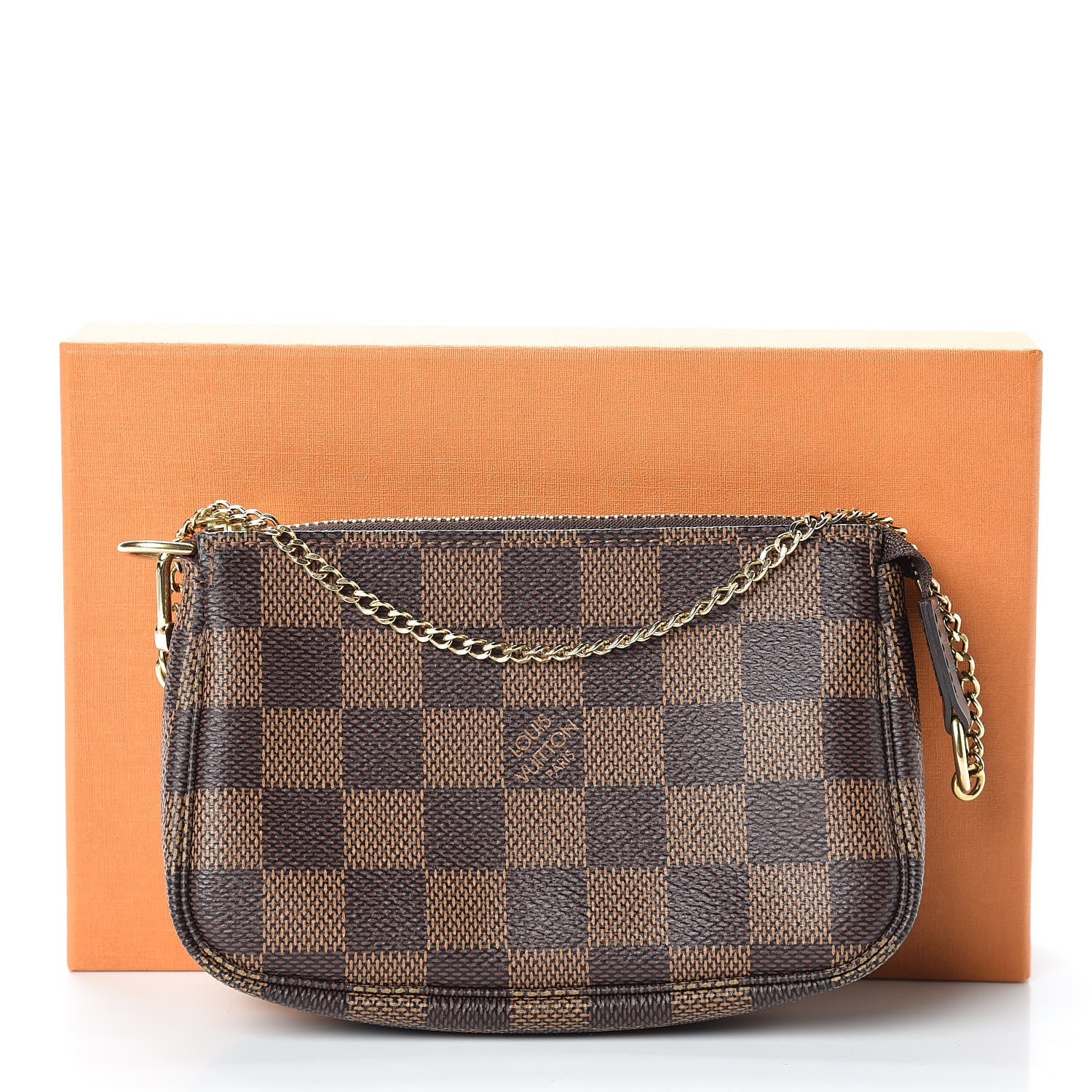 Louis Vuitton Damier Ebene Mini Pochette Accessories 8 of 8