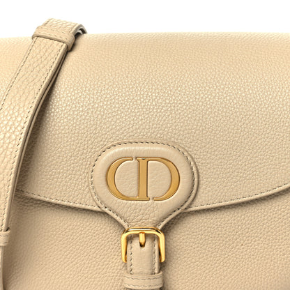 Christian Dior Grained Calfskin Medium Bobby Flap Warm Taupe 7 of 9