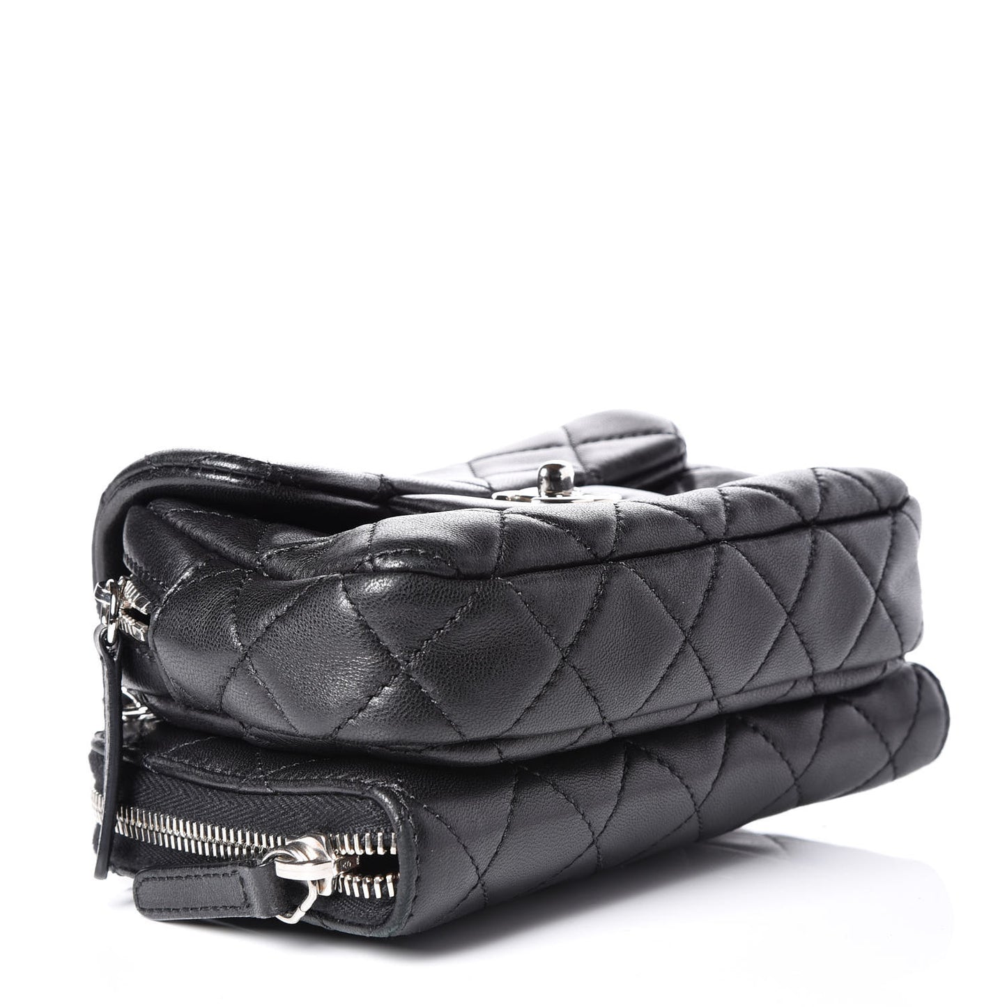 Lambskin Quilted New Mini Flap Black