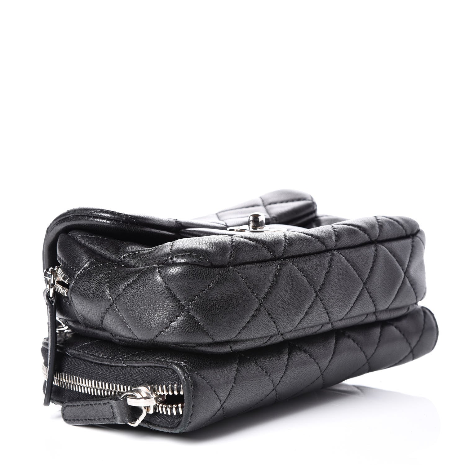 Chanel Lambskin Quilted New Mini Flap Black 3 of 11