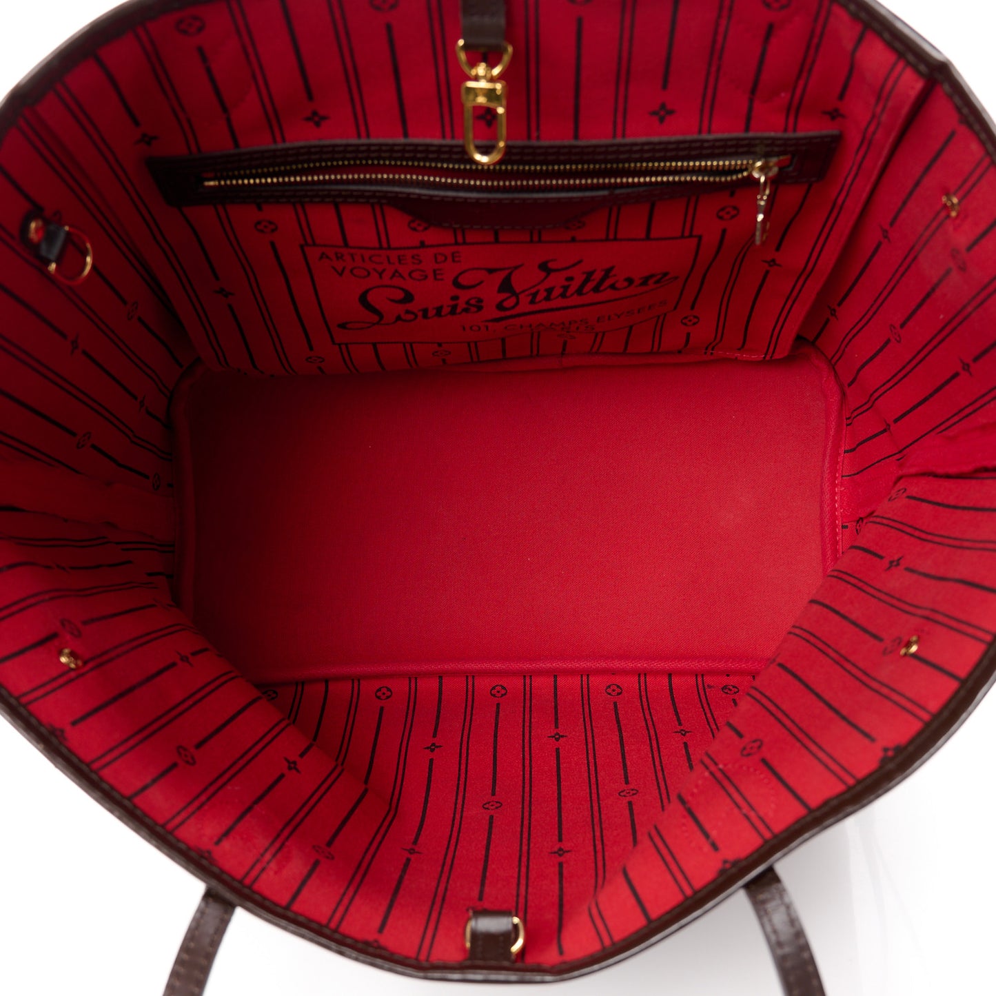 LOUIS VUITTON Damier Ebene Neverfull MM