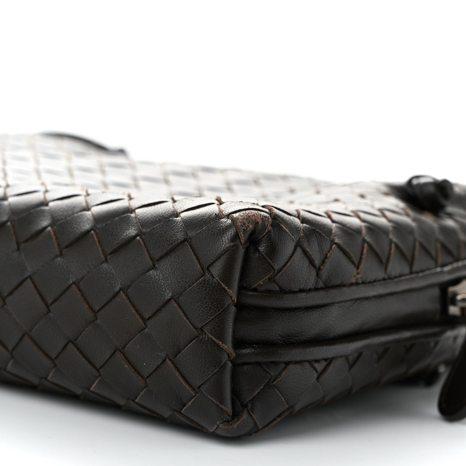 Bottega Veneta Nappa Intrecciato Nodini Bag Ebano 9 of 11
