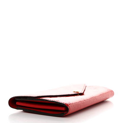 Louis Vuitton Vernis Sarah Wallet NM Cherry 4 of 6
