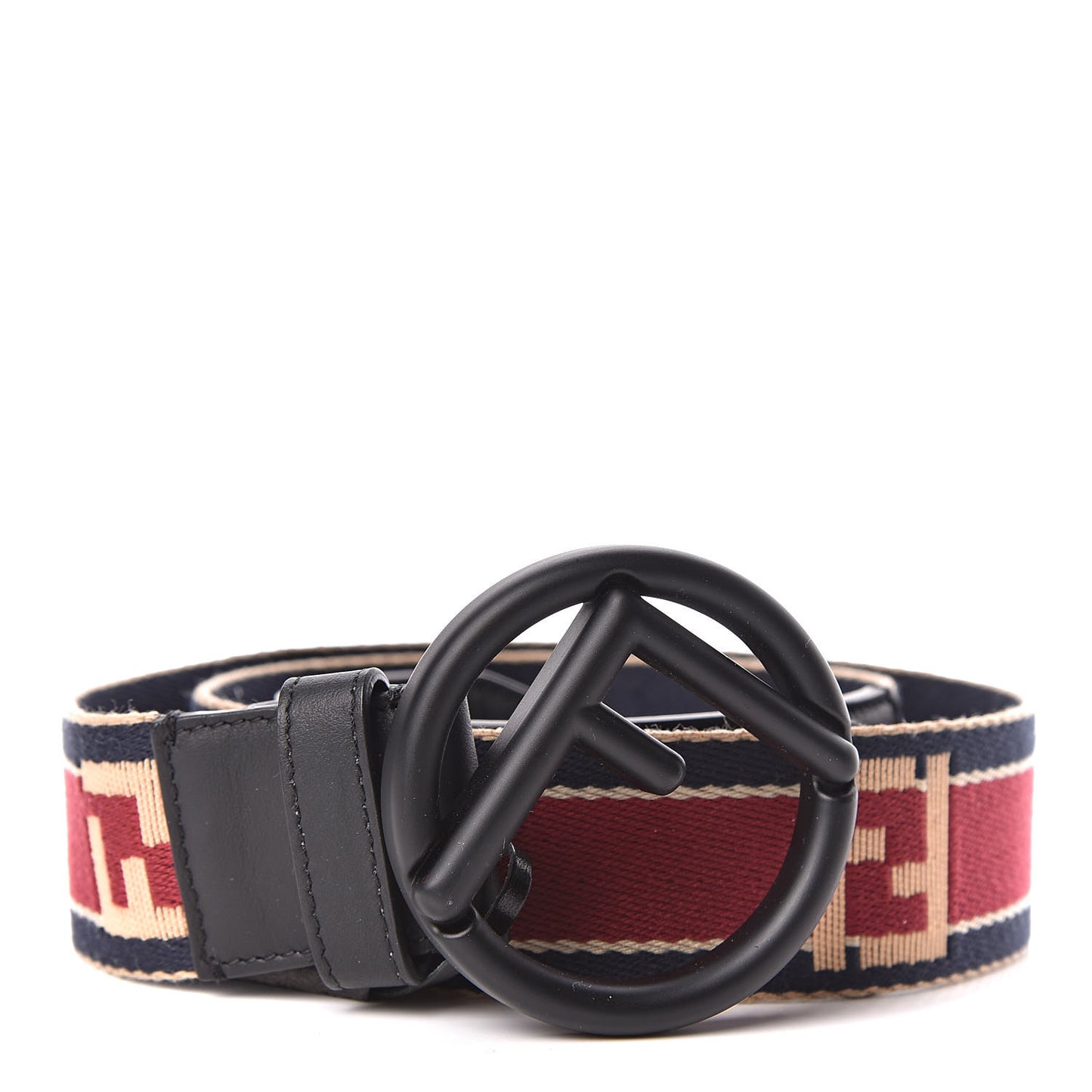 Canvas F is FF Striped Belt 95 38 Sand Black Red